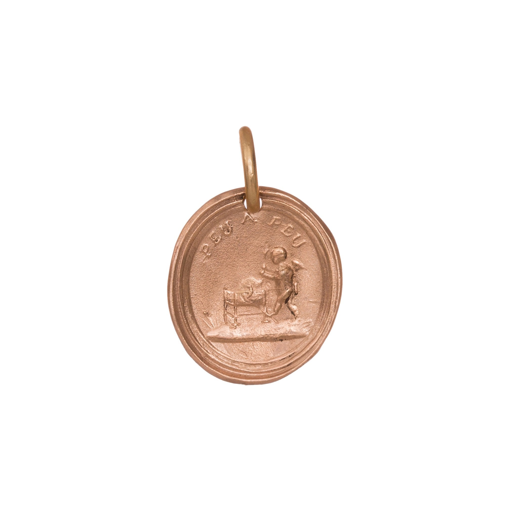 James Colarusso Peu a Peu Pendant - Rose Gold - Charms & Pendants - Broken English Jewelry