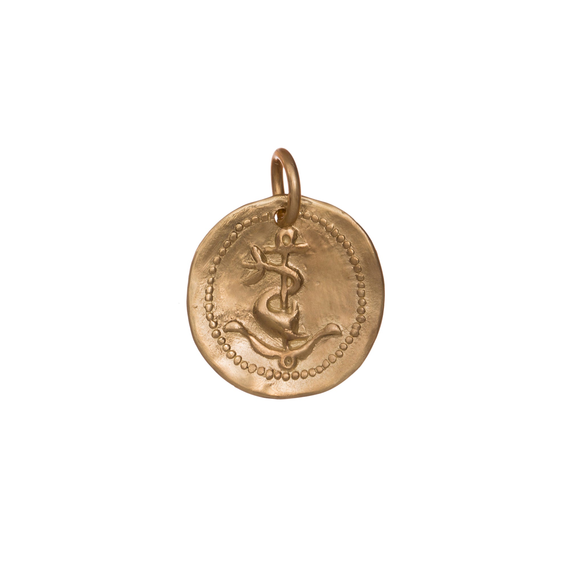 James Colarusso Festina Leute Pendant - Yellow Gold - Broken English Jewelry