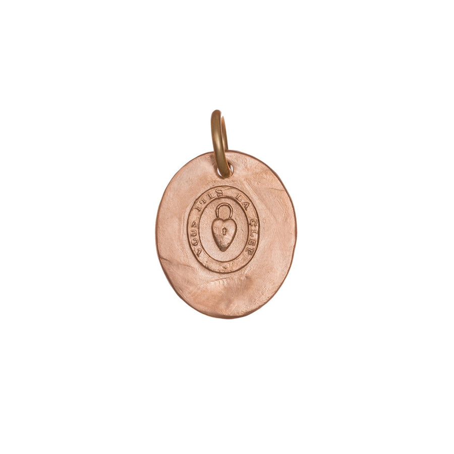 James Colarusso Vous Etes La Cle Pendant - Rose Gold - Charms & Pendants - Broken English Jewelry