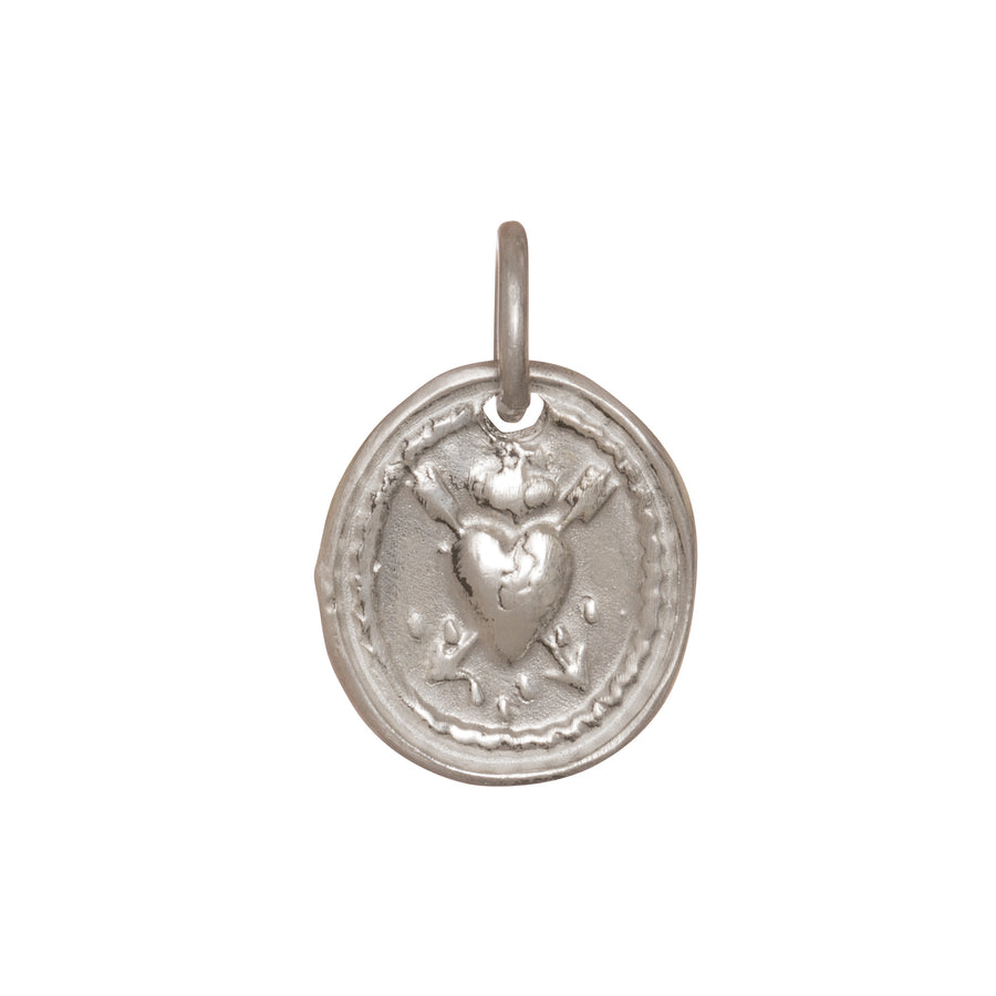 James Colarusso Heart & Arrows Pendant - Silver - Broken English Jewelry