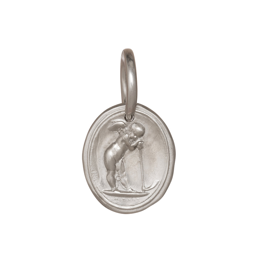 James Colarusso Silver Cupid With Hoe - Broken English Jewelry