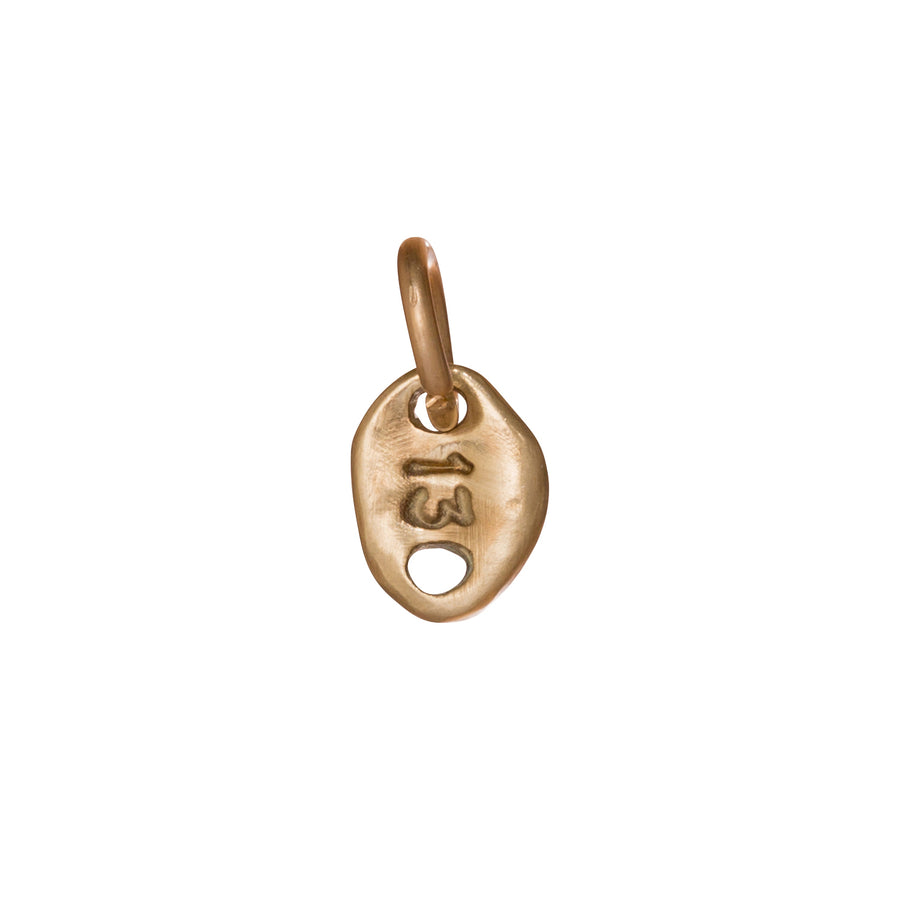James Colarusso Small 13 Pendant - Rose Gold - Broken English Jewelry