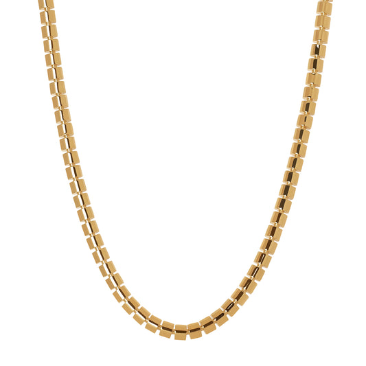 Ophelia Skinny Necklace - Yellow Gold - Main Img