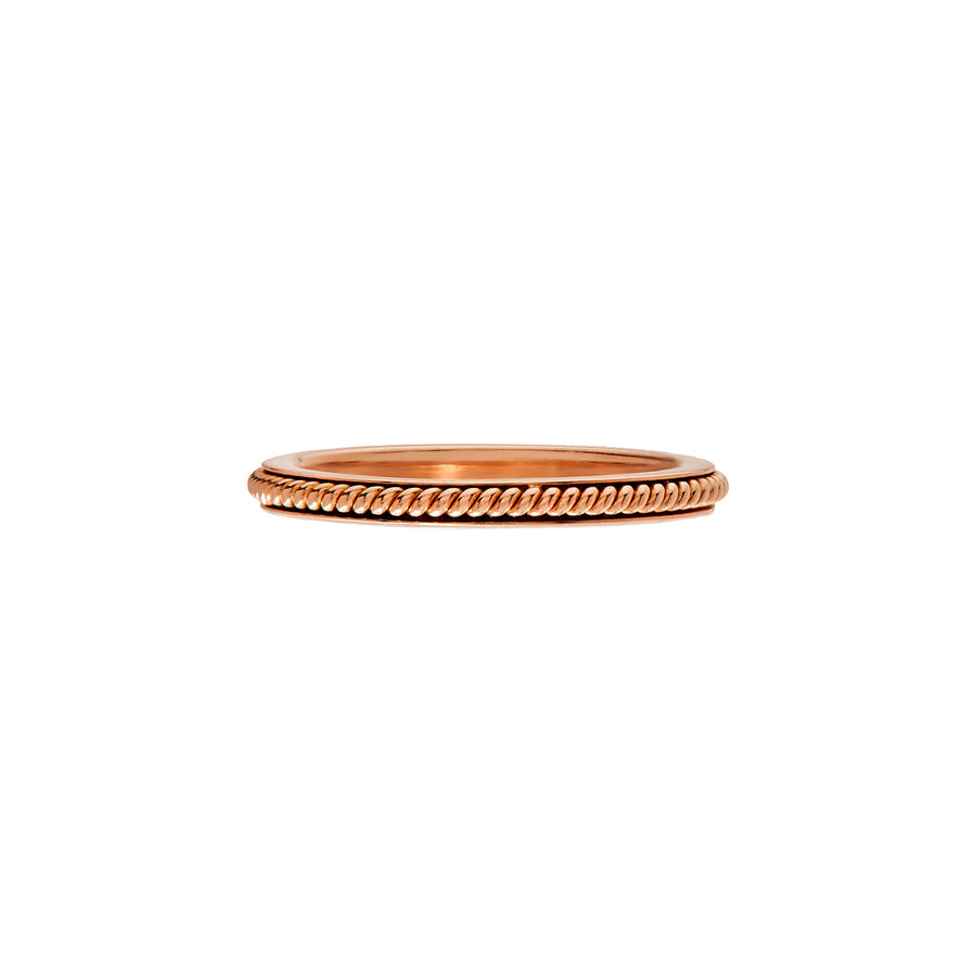 Sethi Couture Channel Rope Band - Rose Gold - Rings - Broken English Jewelry
