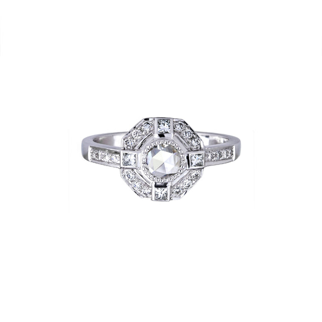 Sethi Couture Moderne Diamond Ring - White Gold - Broken English Jewelry