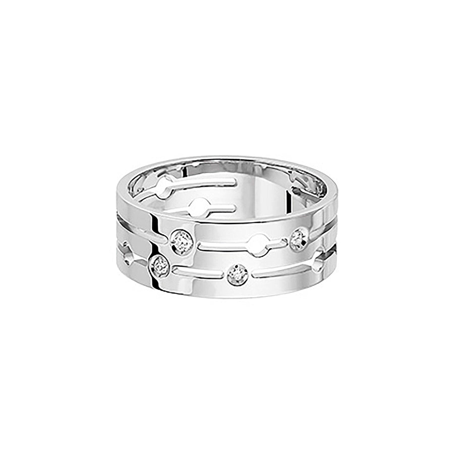 Dinh Van Pulse Medium Ring - White Gold - Rings - Broken English Jewelry