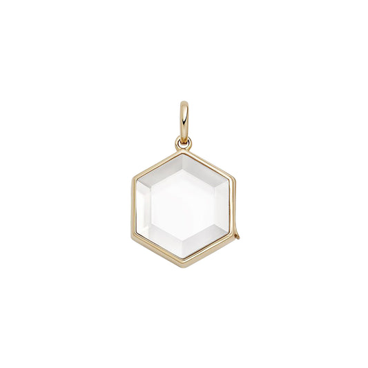 Hexagon Locket - Yellow Gold - Main Img