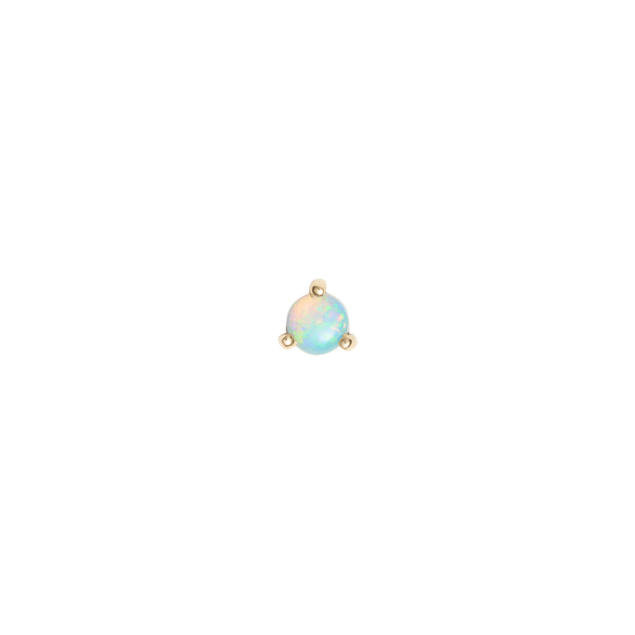 WWAKE Large Opal Stud - Earrings - Broken English Jewelry