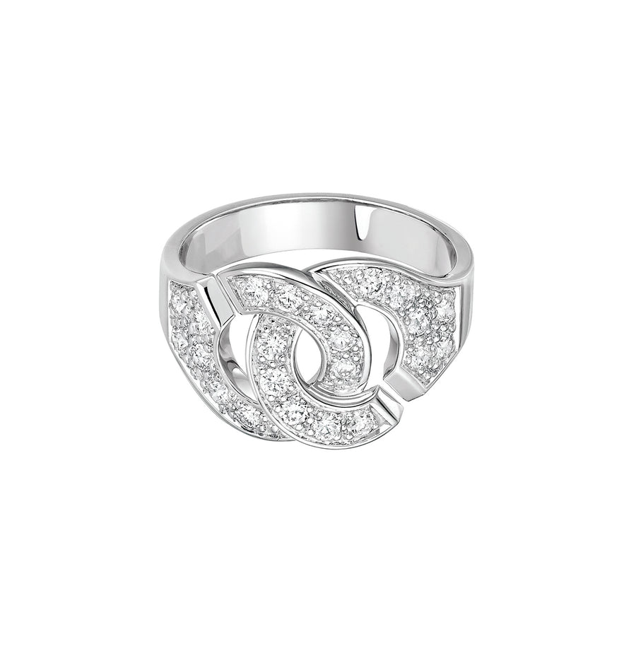 Dinh Van Menottes R12 Ring - White Gold - Rings - Broken English Jewelry