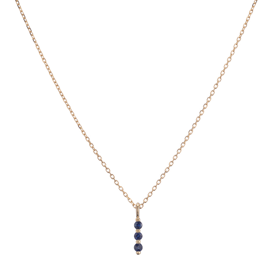 Jennie Kwon Stack Necklace - Sapphire - Necklaces - Broken English Jewelry