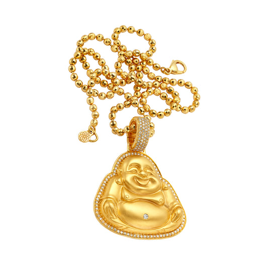 Large Happy Buddha Pendant