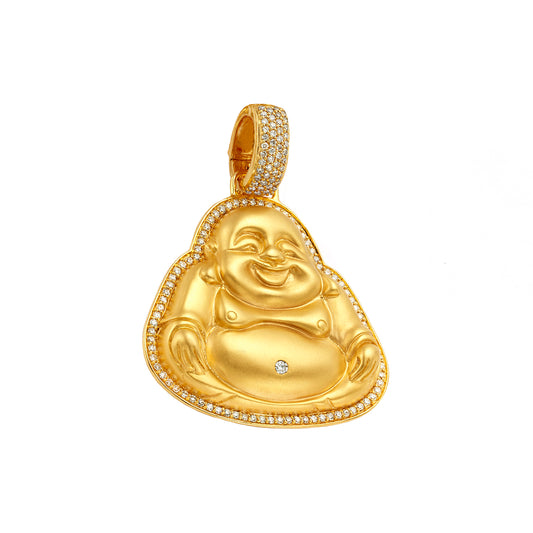 Large Happy Buddha Pendant - Main Img