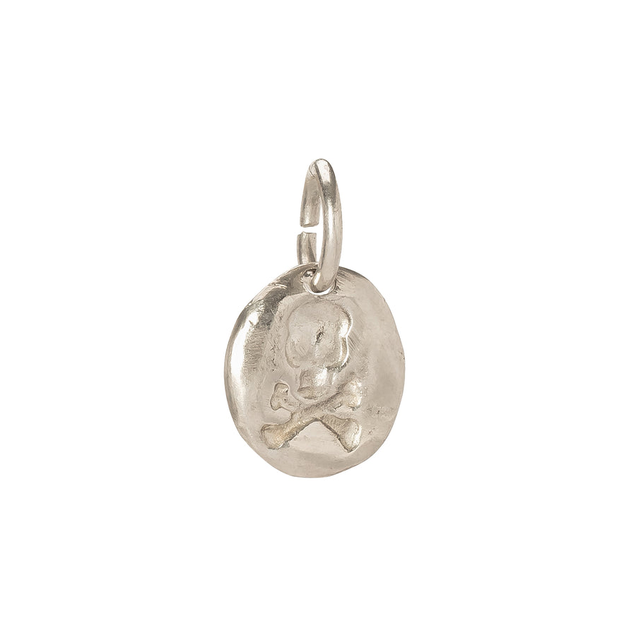 James Colarusso Skull Pendant - Silver - Broken English Jewelry