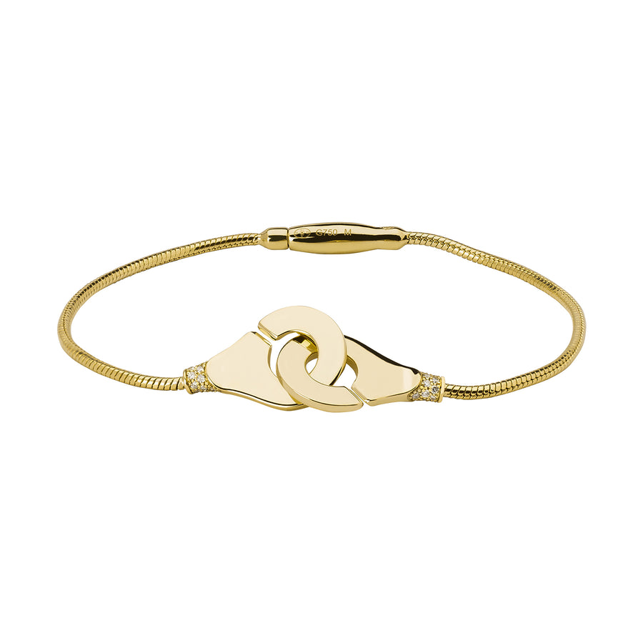 Menottes dinh van R10 cord bracelet - white gold - dinh van | dinh van