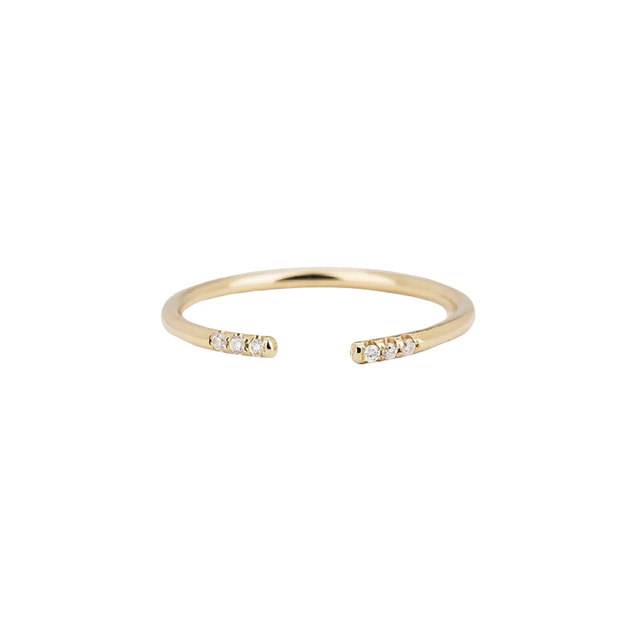 Jennie Kwon Equilibrium Cuff Ring- Diamond - Rings - Broken English Jewelry