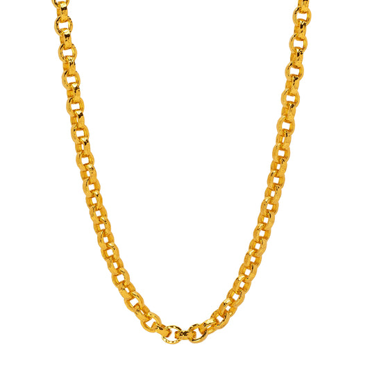 All Gold Link Necklace - Main Img