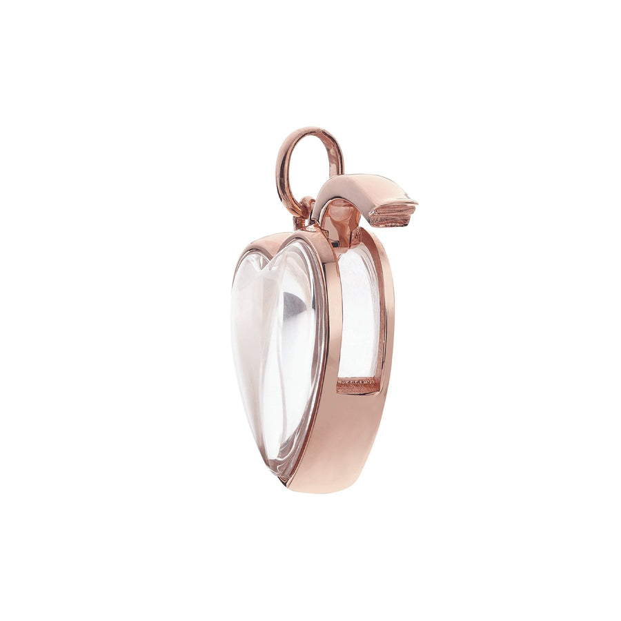 Loquet Medium Heart Locket - Rose Gold - Charms & Pendants - Broken English Jewelry
