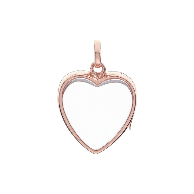 Loquet Medium Heart Locket - Rose Gold - Charms & Pendants - Broken English Jewelry