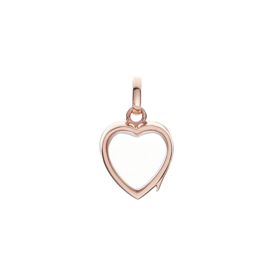 Loquet Small Heart Locket - Rose Gold - Charms & Pendants - Broken English Jewelry