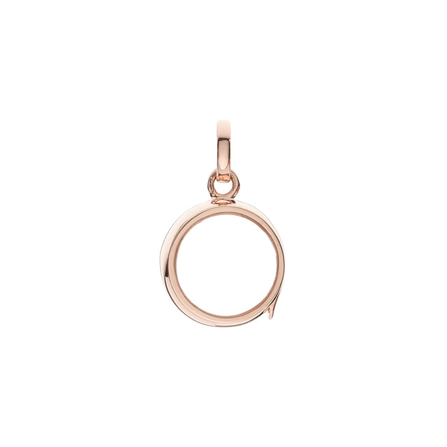 Loquet Small Round Locket - Rose Gold - Charms & Pendants - Broken English Jewelry