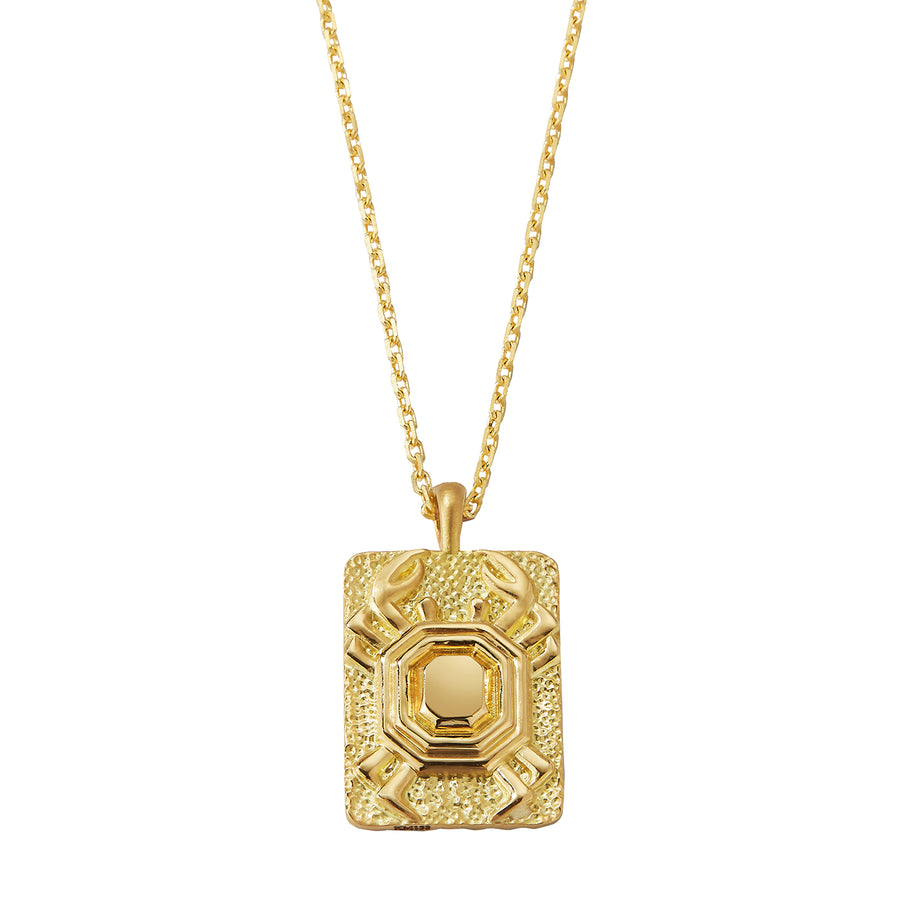 David Webb Zodiac Cancer Pendant Necklace - Diamond - Broken English Jewelry
