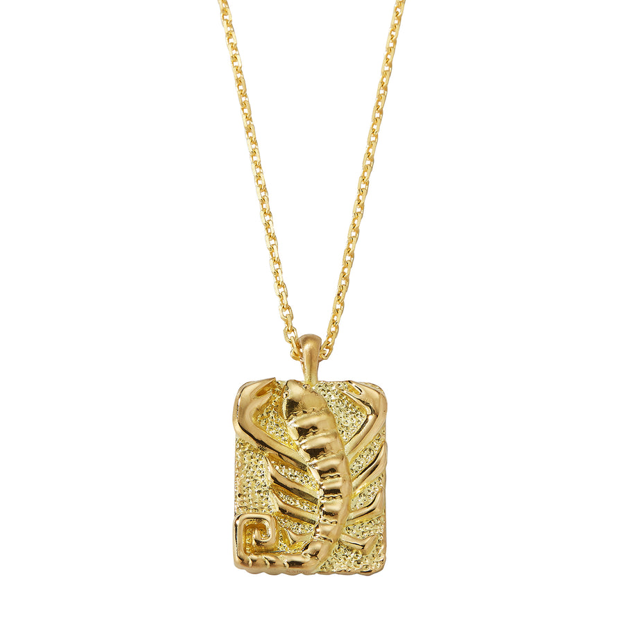 David Webb Zodiac Scorpio Pendant Necklace - Diamond - Broken English Jewelry