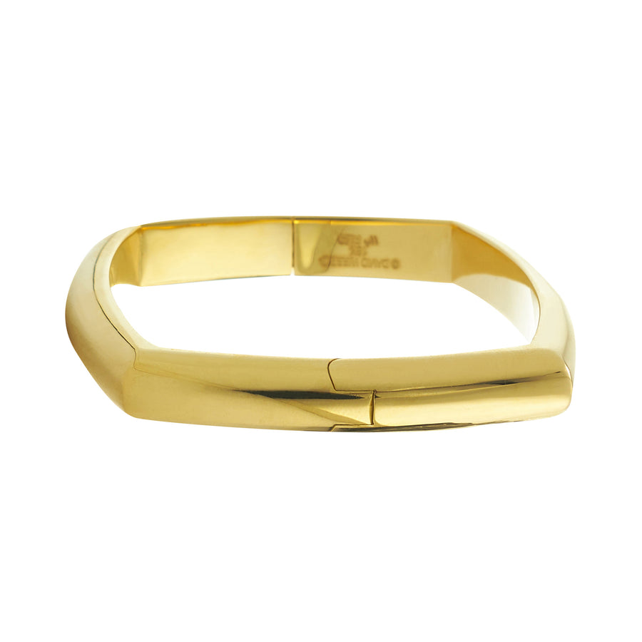 David Webb Quad Bangle - yellow gold -  Bracelets - Broken English Jewelry