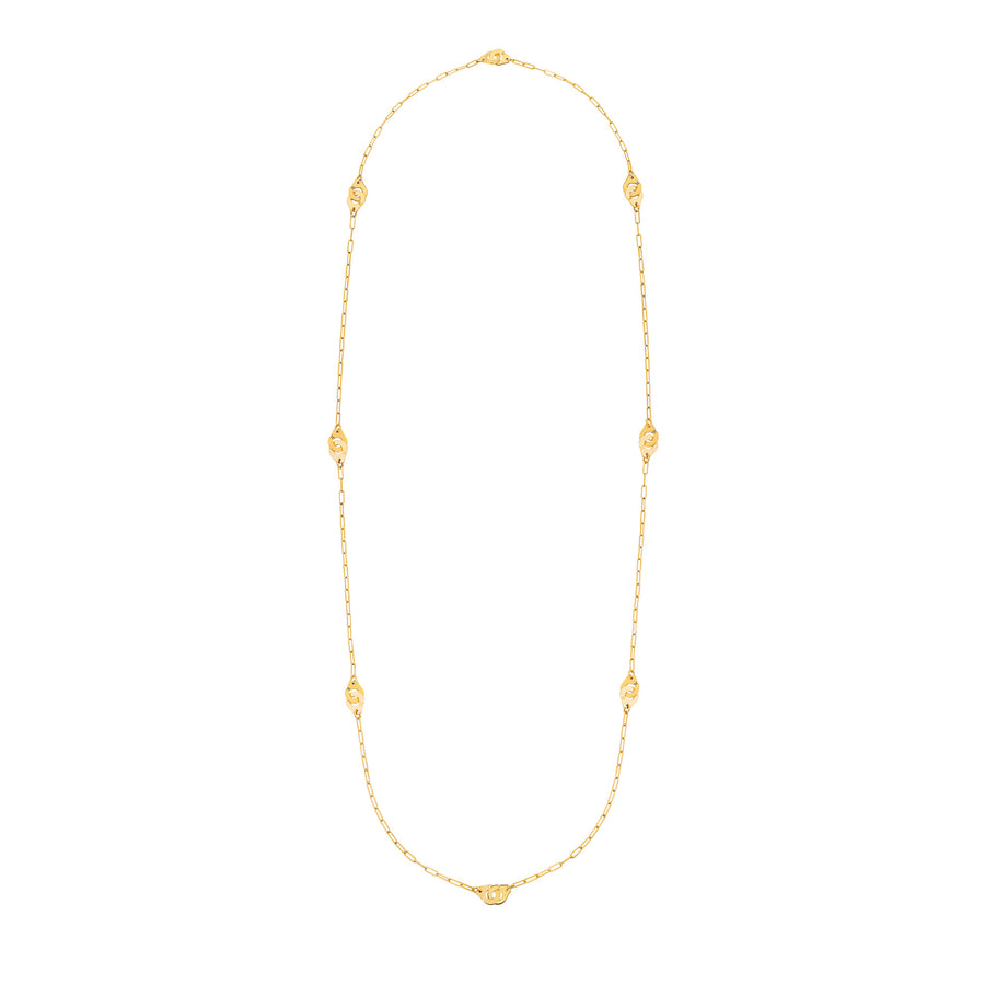 Dinh Van Menottes R8 Long Necklace - Broken English Jewelry