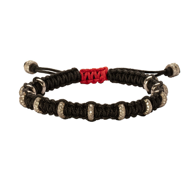 Munnu The Gem Palace Rondel Braided Cord Diamond Bracelet - Bracelets - Broken English Jewelry