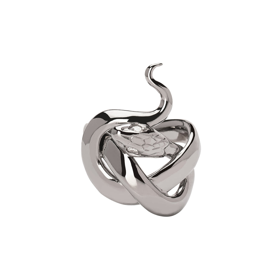 Sylvie Corbelin Initiee Snake Ring - Sterling Silver - Rings - Broken English Jewelry