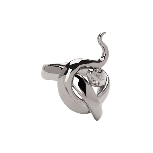 Initiee Snake Ring - Sterling Silver