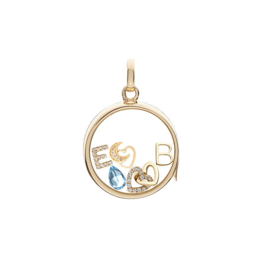 Loquet Love You To The Moon Charm - Broken English Jewelry