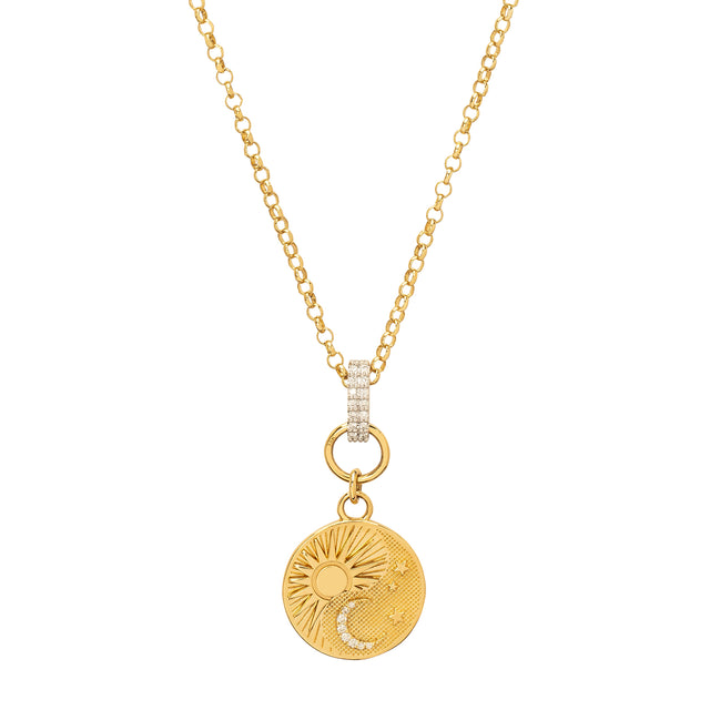 Foundrae Super Fine Clip Slide Necklace - Balance - Necklaces - Broken English Jewelry