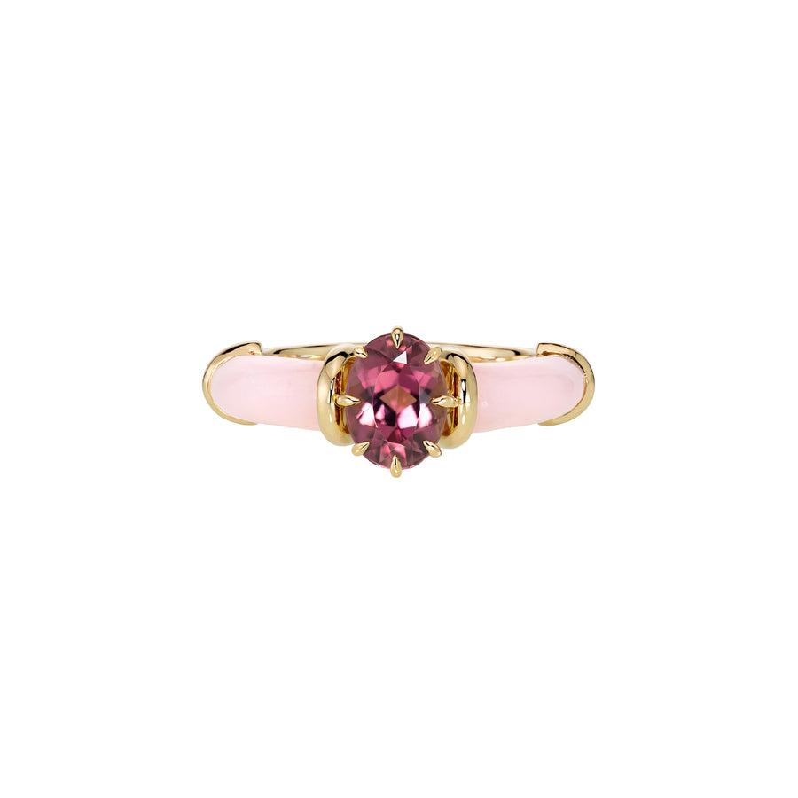 Sauer 80 Years Marina Ring - Rubellite - Rings - Broken English Jewelry