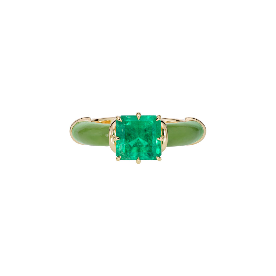 Sauer 80 Years Marina Ring - Emerald - Rings - Broken English Jewelry