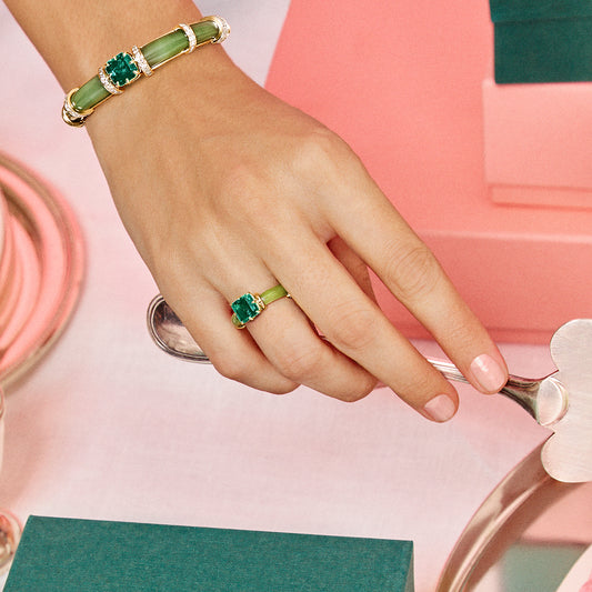 80 Years Marina Ring - Emerald