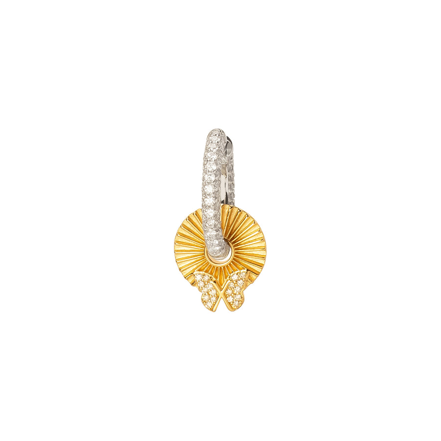 Foundrae Symbol Disk Diamond Earring - Reverie - Earrings - Broken English Jewelry