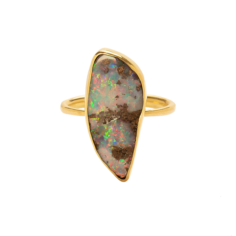 Annette Ferdinandsen Boulder Opal Ring - Rings - Broken English Jewelry