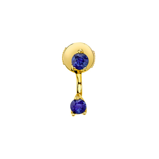 Orbit Earring - Blue Sapphire - Main Img