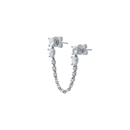 Daphne Double Piercing Earring - Main Img