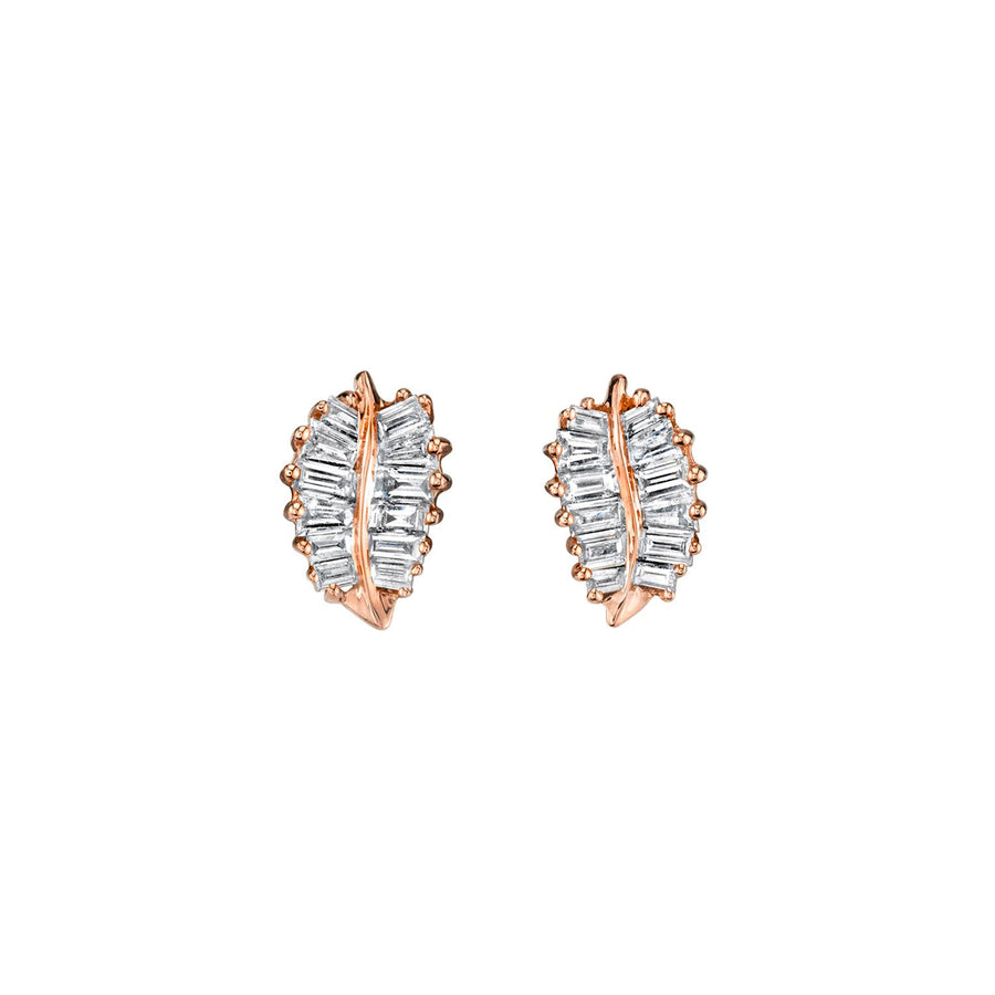 Anita Ko Palm Leaf Studs - Small - Broken English Jewelry