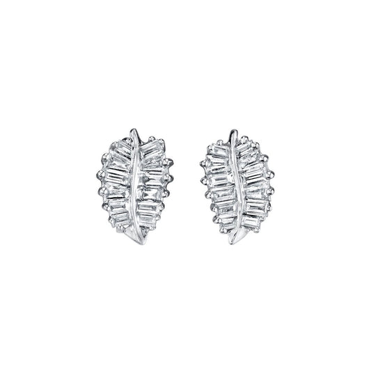 Palm Leaf Studs - Small - Main Img