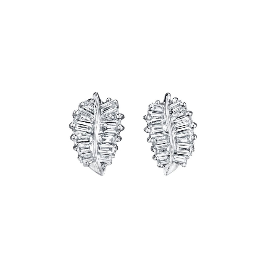 Anita Ko Palm Leaf Studs - Small - Broken English Jewelry