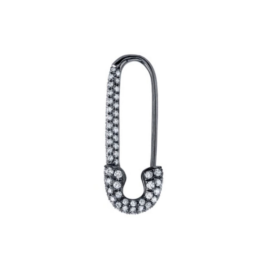 Anita Ko Safety Pin Earring - Diamond - Broken English Jewelry