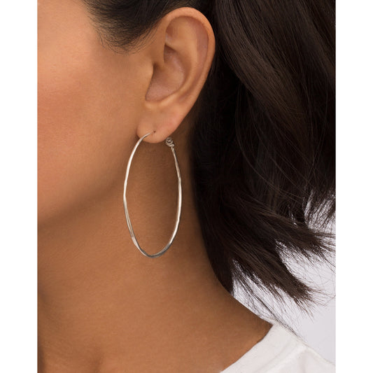 Fede Hoops - Sterling Silver