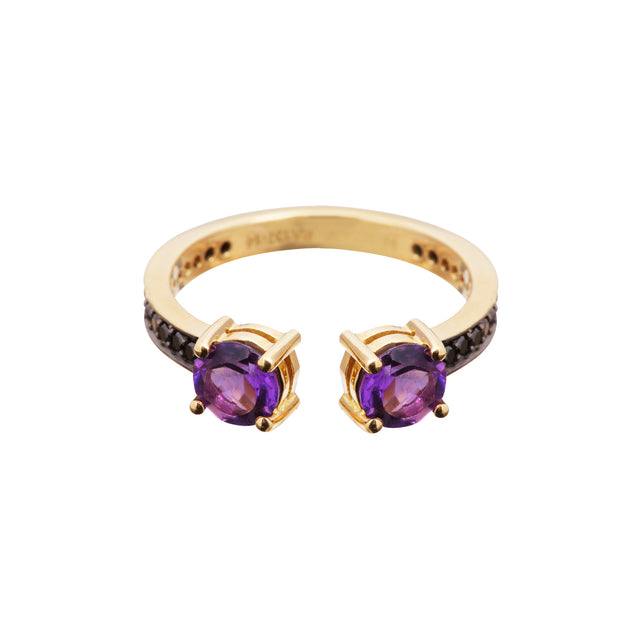 Ara Vartanian Amethyst Ring - Broken English Jewelry