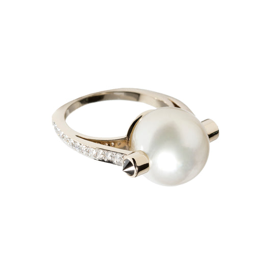 White Pearl Ring - Main Img