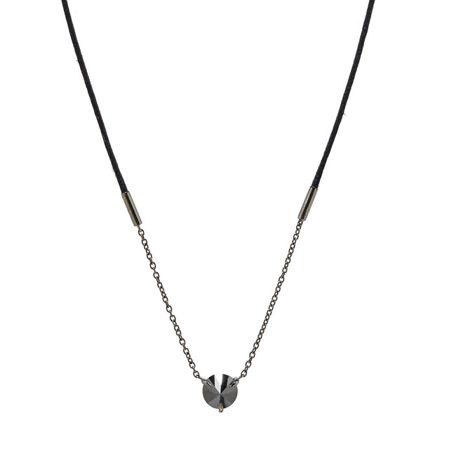 Ara Vartanian Black Diamond Necklace - Broken English Jewelry