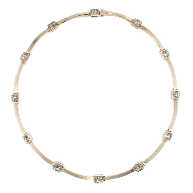 Ara Vartanian Grey Diamond Choker - Broken English Jewelry