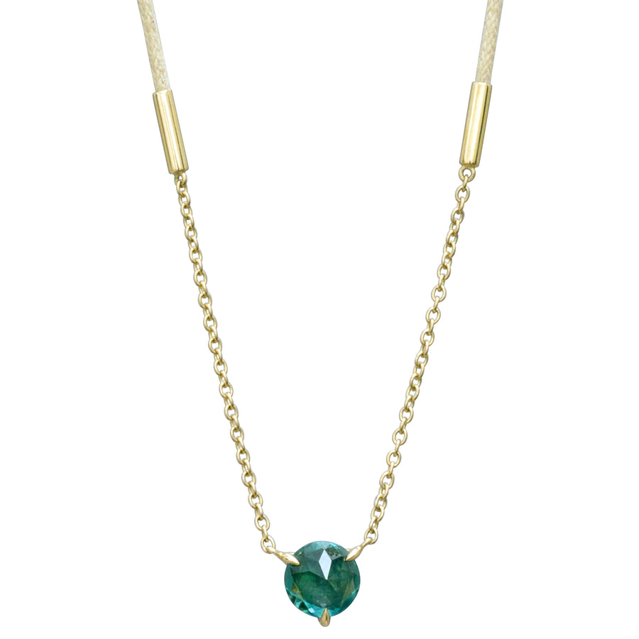 Ara Vartanian Green Tourmaline Necklace - Broken English Jewelry